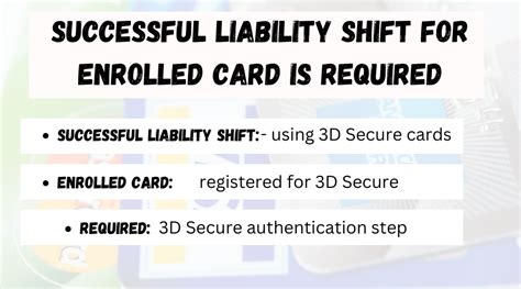 liability shift for enrolled card is required